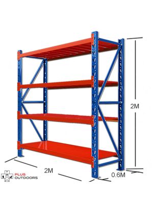 2M Shelving 2M x 0.6M x 2M Blue/Grey